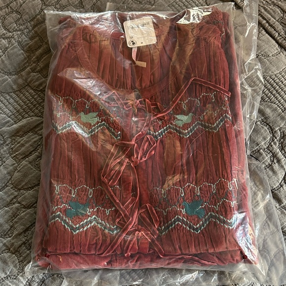 Free People Terra Smocked Set M BNWT - Picture 7 of 8